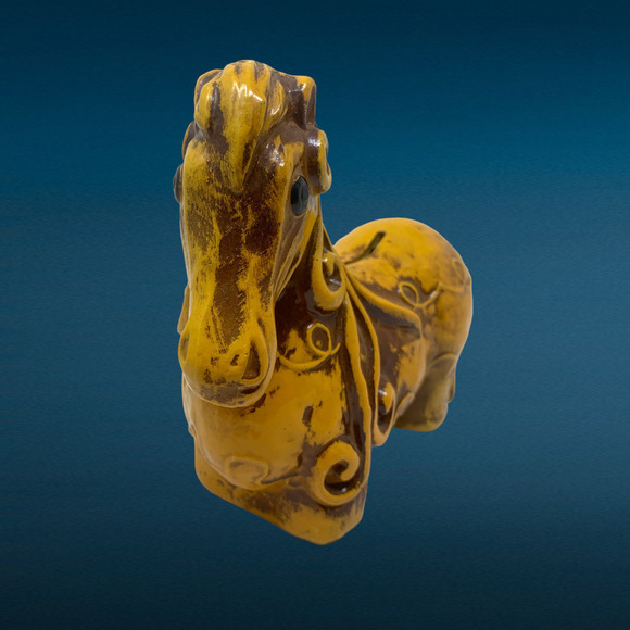 Vintage 1970's Stylized Horse Chalkware Bank Japan Collectible Mid Century MCM - Picture 2 of 7